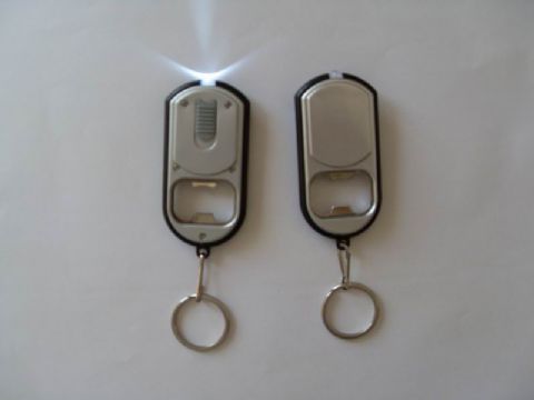 Led Bottle Opener With Key Ring/ Flashing Key Light 